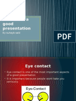 How To Do A Good Presentation