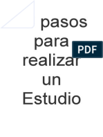 10 Pasos para Realizar Un Estudio de Mercado