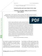 Environmental Determinants of Healthy Eating - in Need of Theory and Evidence