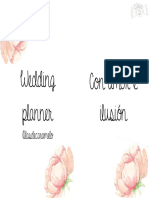 Agenda Wedding Planer Olasdecaramelo A5