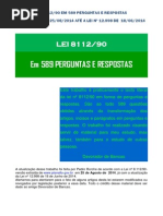 Lei 8112-90 - Simplificada