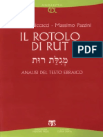 Niccacci-Pazzini, Il Rotolo Di Rut. Analisi del testo ebraico, Edizioni Terra Santa