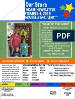 Third Grade Newsletter SEPTEMBER 4, 2015 MS. MOUSEL & MR. LEHR