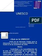 Presentación de La Unesco