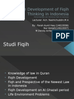 The Development of Fiqih Thinking in Indonesia