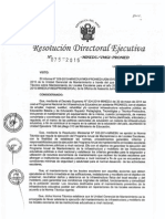 RDE 075 2015 Aprobación de Instructivo Técnico de Mmantenimiento