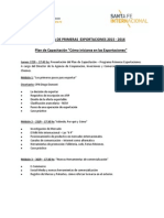 Programa de Primeras Exportaciones III - Plan Capacitacion - Empresas