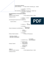 Preparation of the NaOH Solution