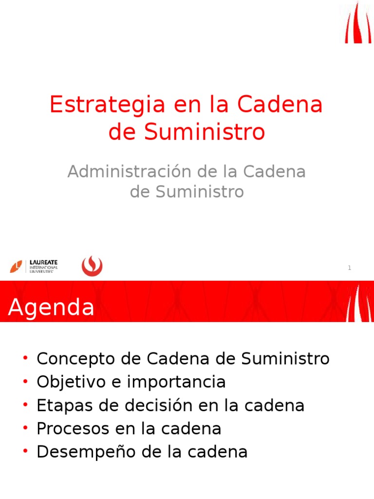 Sesión 1 Estrategia en La Cadena de Suministro | PDF | Inventario ...