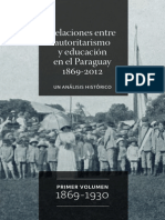 Relaciones entre Autoritarismo y Educación en el Paraguay