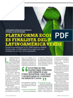 Nota Sobre Ecopyme en La Camara de Comercio de Lima