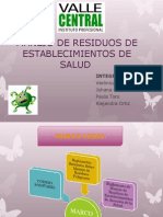 Manejo de Residuos de Establecimientos de Salud Grupo 5