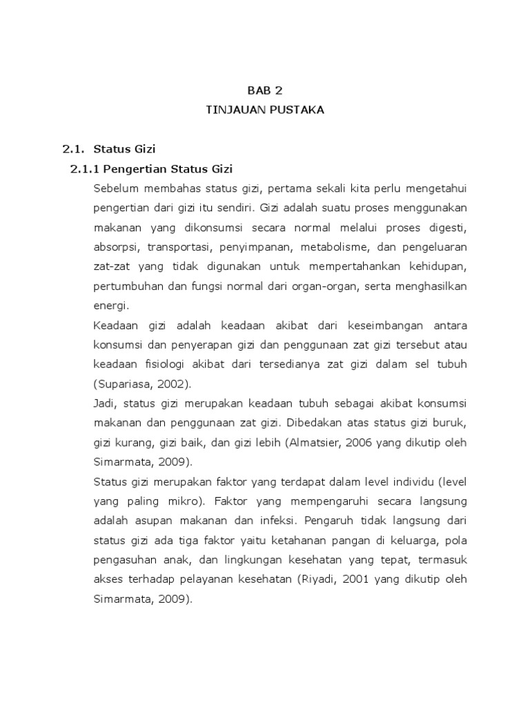 Pengertian Status Gizi Dan Penilaian Status Gizi Berb vrogue.co