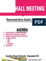Rep. Tupola Town Hall Meeting On Sept 8, 2015 - Nanakuli