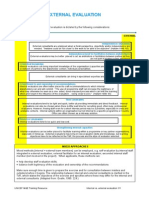 Comparativa de Evaluacion Interna Contra Evaluacion Externa