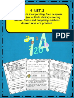 3 Worksheets Incorporating Free Response Questions (No Multiple Choice) Covering Number Forms and Comparing Numbers. Answer Keys Are Provided