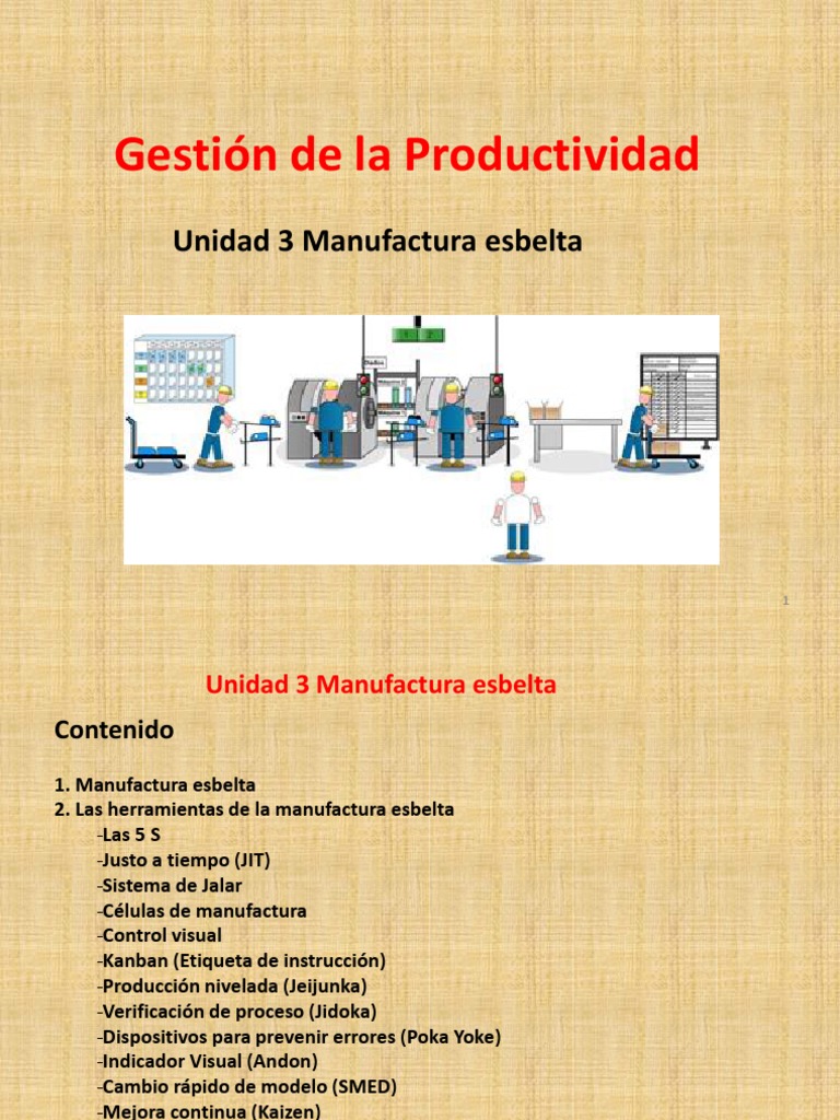 Estrategias de Manufactura Esbelta | PDF | Lean Manufacturing | Calidad ...