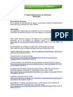 Cibergrafia Higiene y Manipulacion Alimentos