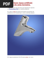 Como Fazer Água Artificial Saindo de Uma Torneira