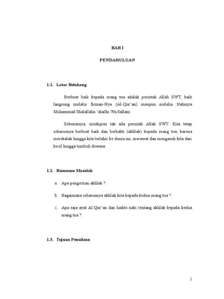 Contoh Format Kibbla Pdf