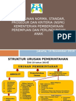 Penyusunan Norma, Standar, Prosedur, Dan Kriteria