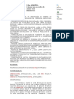 Casación rechazada sobre partición de frutos comunes