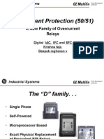 Overcurrent Protection (50/51) : A New Family of Overcurrent Relays