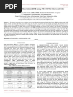 Measurement of Body Mass Index (BMI) Using PIC 18F452 Microcontroller