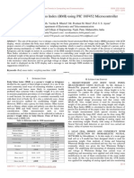 Measurement of Body Mass Index (BMI) Using PIC 18F452 Microcontroller