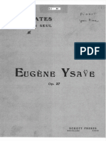 Eugène Ysaÿe - 6 Sonates For Violin