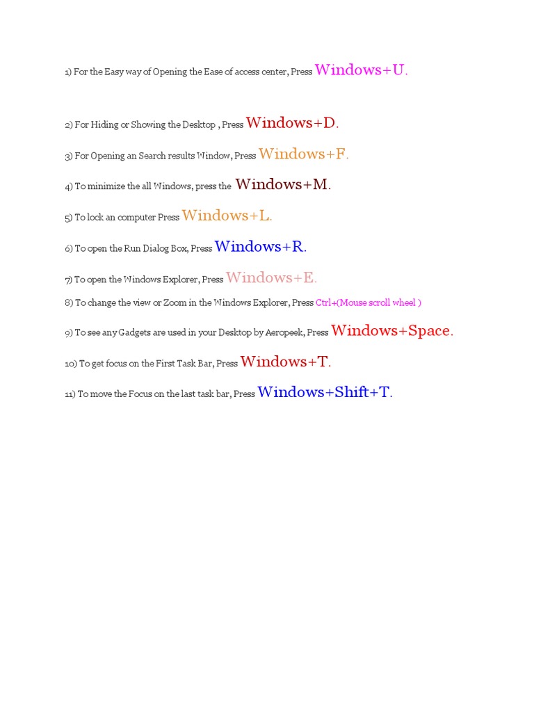 Windows F | PDF | Teaching Methods & Materials