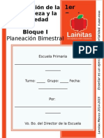 1er Grado - Bloque 1 - Exploración de La Naturaleza