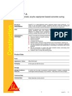 Antisol - A: Water-Dispersed, Acrylic Copolymer Based Concrete Curing Compound