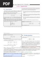 Linear Algebra by Prof. R. Vittal Rao