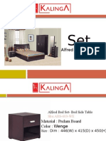 Alfred Bed Set - Kalinga Furniture