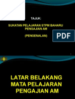 STPM BAHARU - Pendahuluan