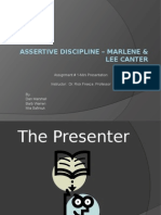 Assertive Discipline - Marlene & Lee Canter