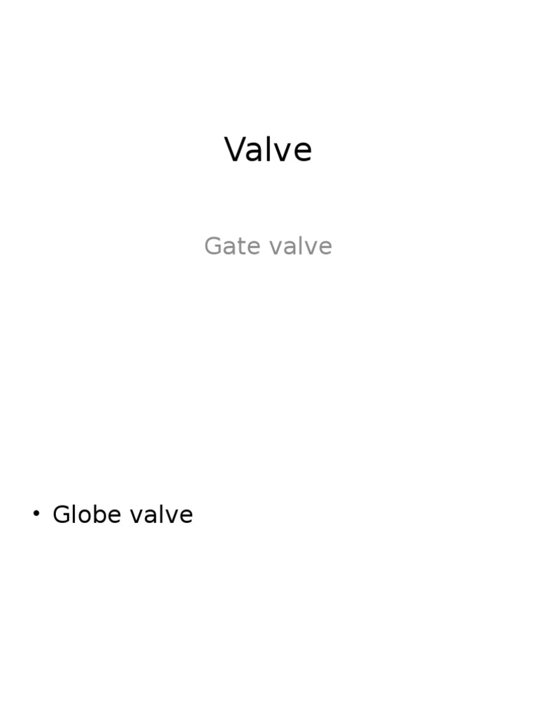 Valve | PDF