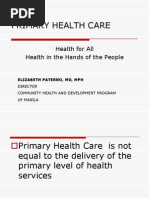 04 Primary Health Care - Dr. Elizabeth R. Paterno