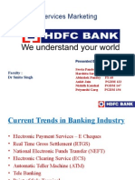 Service Marketing: HDFC