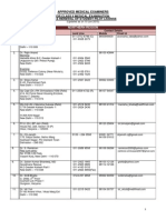 class 2 medical centre list