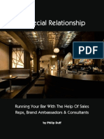 A Special Relationship: Running Your Bar With The Help of Sales Reps, Brand Ambassadors & Consultants, by Philip Duff.