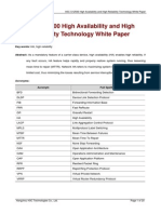 H3C S12500 High Availability and High Reliability Technology White Paper