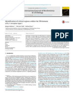 Identification of Critical Regions Within the TIR Domain