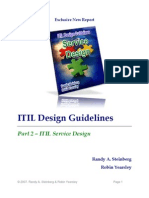 Itil v3 Service Design Guidelines