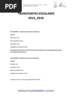 TRANSPORTES ESCOLARES