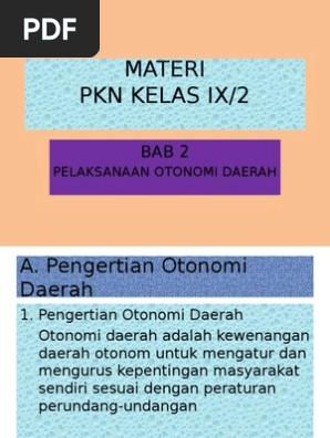 Materi Pkn Kelas Ix Bab 2