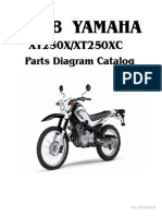 Listado de Partes Yamaha XT 250