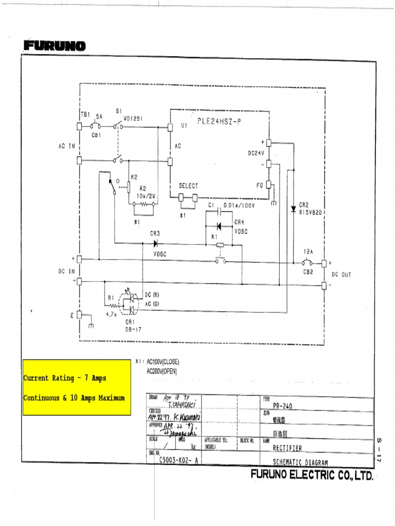 Current Rating 7 Amps Continuous & 10 Amps Maximum PDF