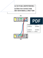 Ligações No Conector Trazeiro Motorola Pro 7200